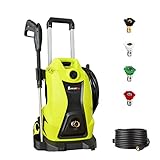 Surmountway Electric Pressure Washer 2200 PSI 1.6 GPM Car Pressure Washers High Electric Power Washer(2200 PSI)