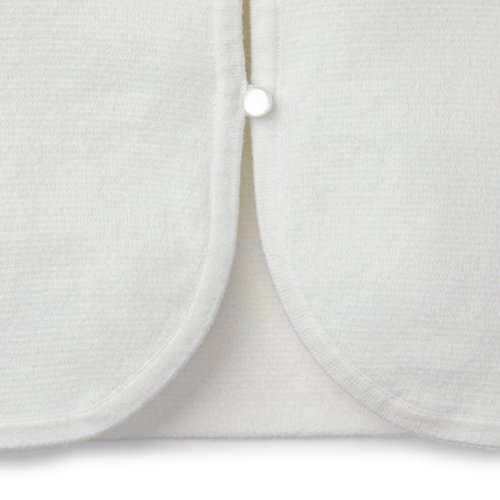 Hope & Henry Girls' White Cropped Cardigan #TOP2