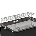 Skyflame Adjustable Griddle Warming Rack for 17" 22" 28" 36" Griddles, Universal Stainless Steel Cooking Grate BBQ Accessories Compatible with Blackstone/Pit BOSS/Camp Chef