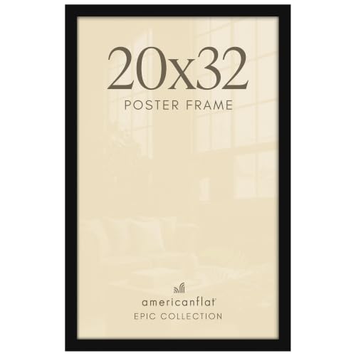 Image of Americanflat 20x32 Poster Frame - Engineered Wood - Black