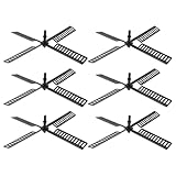 DOITOOL 6 Piezas de Aspas Giratorias para Molino de Viento de Plástico Resistente Tamaño 205X205 CM Accesorio para Decoración de Jardín Exterior Repuesto para Molinos Solares