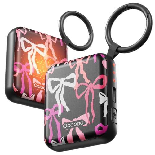 OCOOPA Handwärmer Elektrisch 2er Set, Wiederverwendbar 4000mAh USB Taschenwärmer, 3 Wärmestufen, Maximal 52°C… – Ansicht 1
