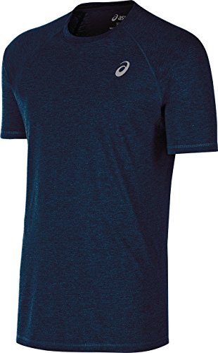 ASICS Men's Team Essential Tee, Navy, Large