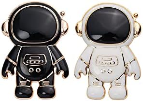 ARFUKA Phone Grip Universal Phone Holder for Hand Astronaut Shape Sticky Finger Grip Phone Holder Collapsible Grip and Stand for Phones Pack of 2 image 2