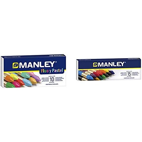 Manley Estuche 10 ceras Especiales (FLUO+PASTEL) Cover