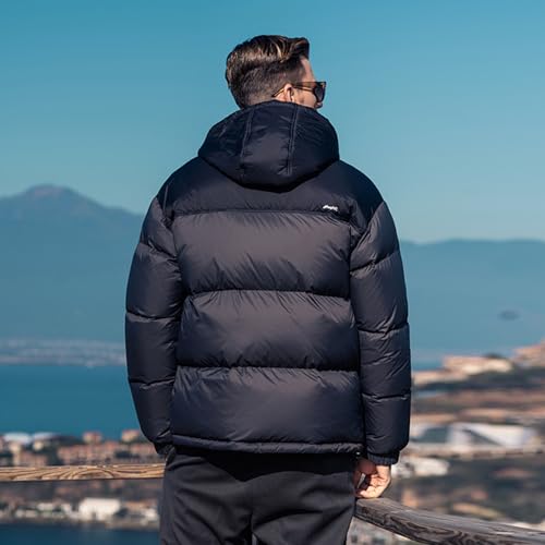 Image of Goose Down Jacket, Warm and Soft Goose Down Jackets Men,Waterproof Windproof Unisex Down Jacket