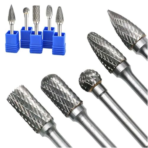 Fresa rotativa de carburo cementado 6x10 mm miniatura 1