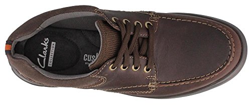 Clarks Mens Cotrell Edge Oxford, Brown Oily Leather, 10.5 Wide Us #TOP4