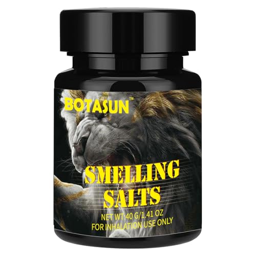 BOTASUN Smelling Salts - Powerful Salts for Athletes in Hockey, Weightlifting & Instant Energy Boost, Enhanced Focus & Mental Motivation