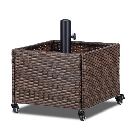 Versatile Umbrella Base with Planter Feature