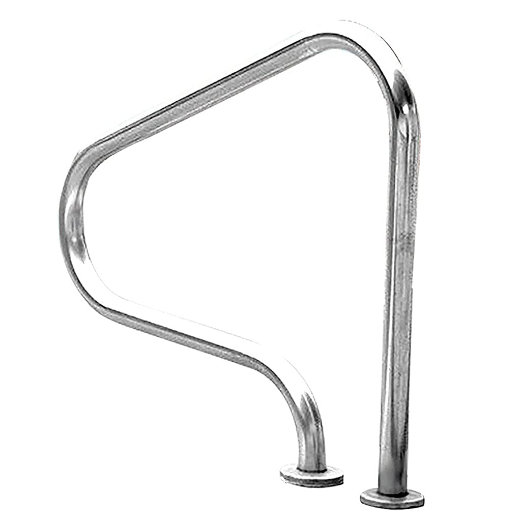 Main courante de rampe d'escalier extérieure pour sécuriser les marches de piscine