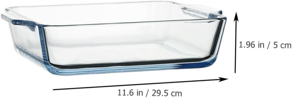 Practical Glass Baking Dish Lid Pizza Baking Plate Home Commercial Use