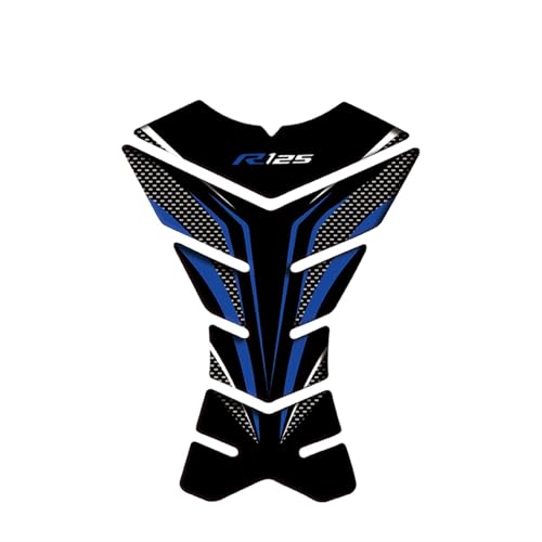 Adhesivo de tanque para Yamaha YZF R125 con diseño de espina de pescado protector en Color4