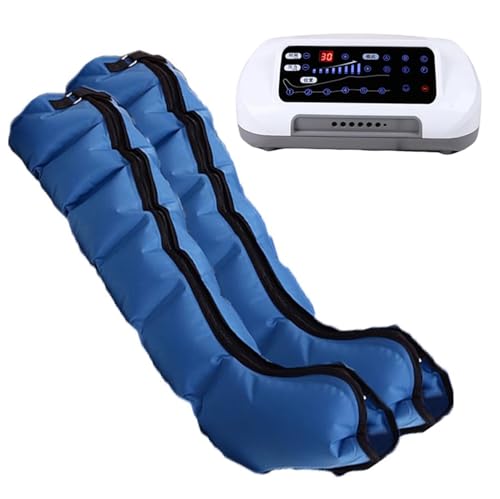 Masajeador De Piernas Con Compresión De Aire 6-cavidad Pressoterapia Y Botas De Recuperación De Drenaje Linfático Para El Brazo, La Cintura, La Circulación Sanguínea Y La Relajación Muscular
