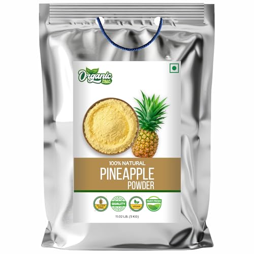 Organic Zing Pineapple Powder ? 5000g / 176oz | Food Grade | Pineapple Extract for Smoothies, Beverages, Desserts, Baking, Marin