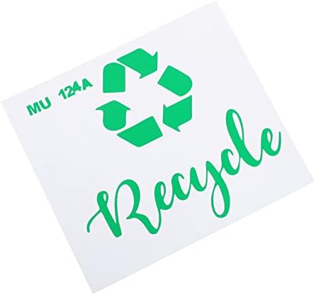 PLAFOPE Trash Cans 1pc Garbage Classification Mark Lettering Sticky Compost Trash Can Waste Container Stickers Recycling Sorting Stickers Waste Bin Stickers Trash Classification Decals
