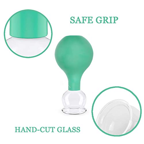 Lunata Cupping glas set met zuigbal, 20-30-40-50-60 mm, massageglas, cupping glazen voor een professionele cupping… - Image 6