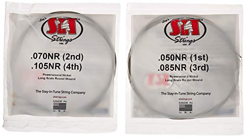 Sit Strings Nr50105L Nickel Plated Bass Guitar Strings, 4-String Medium #TOP1