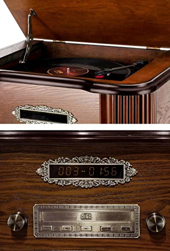 Phonographe de Bureau rétro, Salon nostalgique Home Audio Classique européen, Tourne-Disque Vinyle, Lecteur Bluetooth… - Les Beatles, Paul McCartney, John Lennon, RIngo Starr, George Harrison Phonographe de Bureau rétro, Salon nostalgique Home Audio Classique européen, Tourne-Disque Vinyle, Lecteur Bluetooth… – Image 7