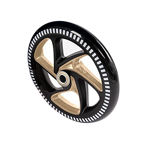 Hurtle Metal Kick Scooter Wheels - Replacement Parts with Smooth and Durable ABEC-7 Bearings, Works with model: HURTSCA