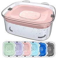 No-Spill Dog Water Bowl, 101oz/3L Capacity - Stainless Steel Slow Feeder With Float Plate, Fits Elevated Stands