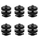 Kamera Blitzschuh 1/4 Adapter, 6 Pcs 1/4 Blitzschuh Adapter, 1/4 Schraube Blitzschuh, 1/4 Schraube Adapter für Stativgewinde auf Blitzschuh Mikrofone Audiorecorder Stativanschluss