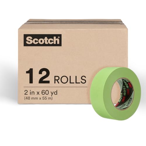 3M High Performance Green Masking Tape 401+, 48 mm x 55 m, 6.7 mil