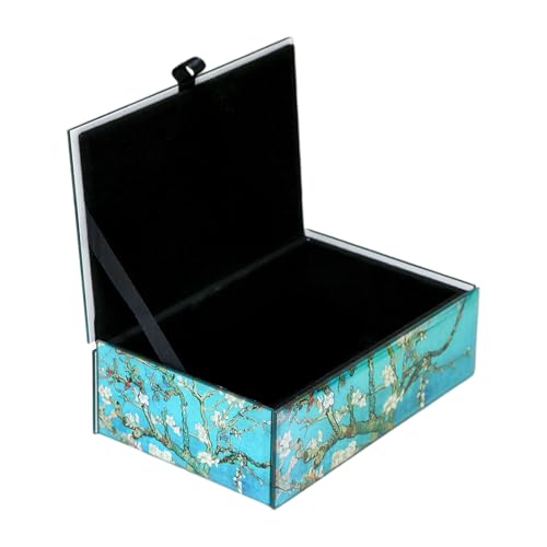 Boîte à bijoux en verre motif floral pour votre coiffeuse