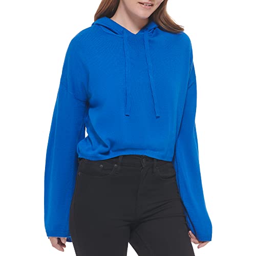 Calvin Klein Jeans Feminino Jeans Suéter, Oceana, Pequeno, Oceana, P