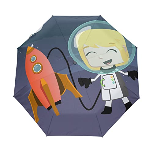 Parapluie automatique protection UV maximale et structure coupe-vent