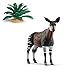 Produktbild Wildlife Schleich 14830 Okapi + 42244 Farn