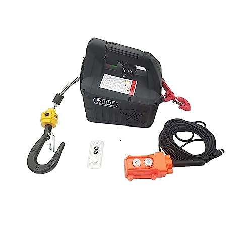 Winche eléctrico portátil 500Kg con cable de acero miniatura 2