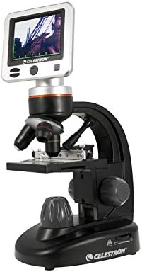 Celestron – LCD Digital Microscope II – Biological Microscope with a Built-In 5MP Digital Camera – Adjustable Mechanical Stage –Carrying Case and 1GB Micro SD Card