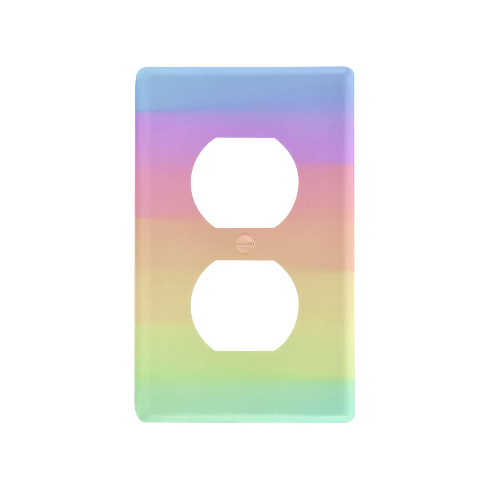 Plaque d'interrupteur haut de gamme Kigai arc-en-ciel pastel
