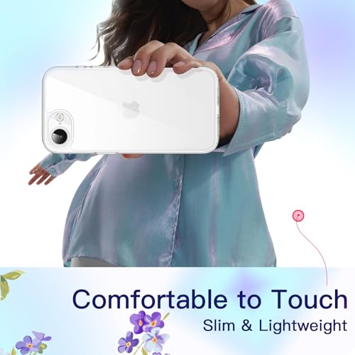 Image of JETech Slim Cover Case for iPhone 17e (2026) / iPhone 16e with Camera Lens Full Protection, Ultra-Thin Lightweight Clear Minimalist Protective Phone Cover, 6.1-Inch Display (Clear)