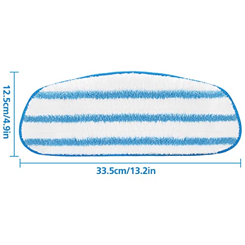 6 Pack Replacement Steam 3-In-1 Mop Pads Compatible With Pursteam Steam Mop Cleaner Model X11-T / X11-G / X11-B #TOP3
