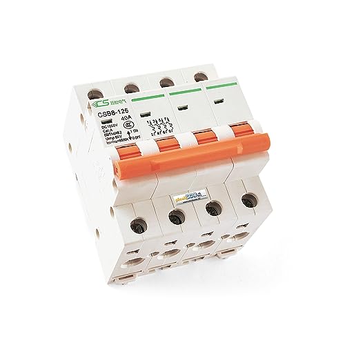 plenti SOLAR DC LS Schalter Sicherungsautomat Leitungsschutzschalter DC 1000V 4P 40A
