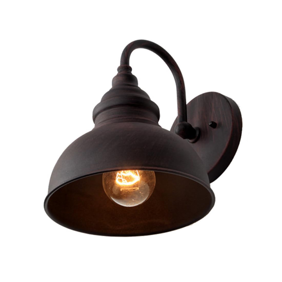 HUAYUSEDF Wall Light Indoor Iron Metal Vintage Outdoor Lamp IP55 Waterproof Outside Lights for House Doorway Garage Front Door Bedroom Living Room