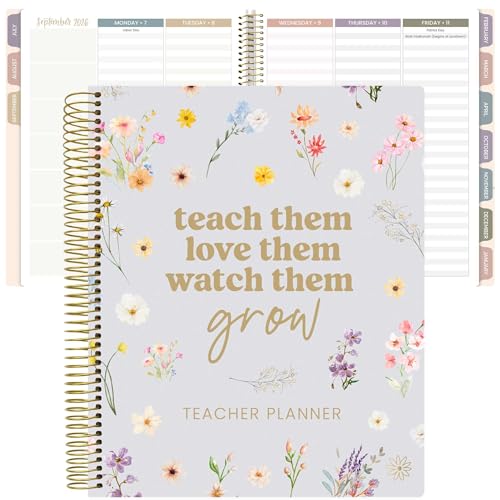 Agenda scolaire pour enseignant apprenez-leur à les aimer avec couverture
