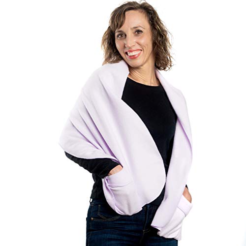Comfort Finds Polar Fleece Shawl with Pockets - Pack of 23