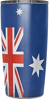 Decal Skin Compatible with Yeti 20oz Tumbler - Originally Designed Australia Flag Distressed Design