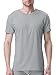 DAVID ARCHY Men's 3 Pack Rib Modal Crewneck Undershirts (M, Gray)