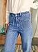 Astylish Women's Patch Pocket Jean Pants High Waist Button Bootcut Trousers Wide Leg Stretchy Vintage Denim Jeans with Front Pockets Size 4 Ashleigh Blue