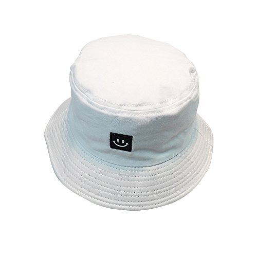 byou Chapeau Pêche,Chapeau de Seau Coton doux et Polyester Unisex Bords Arrondis Chapeaux Sun pour L’extérieur Les Jeux de Guerre La Pêche Randonnée Camping Voyage 56-58cm