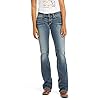 Ariat Female R.E.A.L. Mid Rise Stretch Whipstitch Boot Cut Jean Rainstorm 32