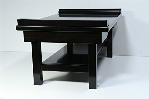 Amazon｜やまこう 仏具□二段 折りたたみ式 経机 黒檀調□御供物台 18 