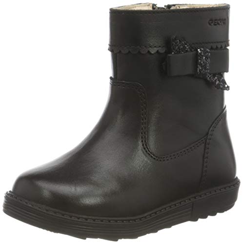 Geox Baby-Girl's Classic Mid Calf Boot, Black, 21 Eu #TOP6