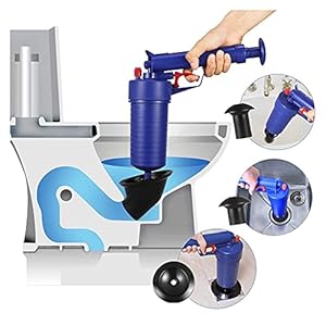 GOUDAN-QIU Drain Dubbel Deblokker, Toilet Plunger Keukengootsteen Riool Dredgereedschap, Afvoer Tool, Vuilnis, Groente…