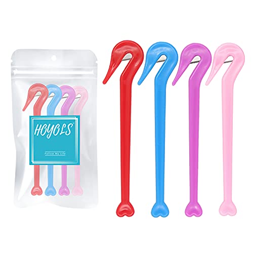 HOYOLS Removedor de bandas elásticas para el cabello, cola de caballo, goma para eliminar el corte, 4 piezas