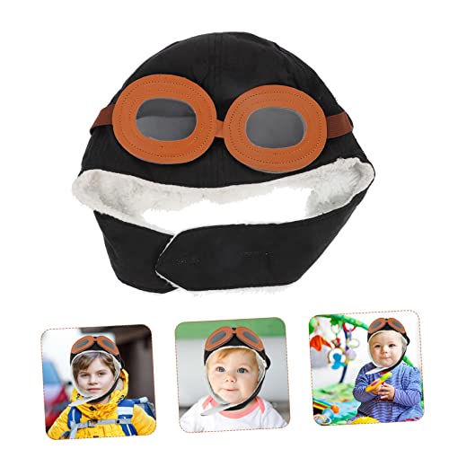 Cotton Fleece Hat Boys and Girls Hat Boy Girl Winter Unisex and Warm Headwear Decorative Bucket for4